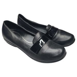 Dansko Womens Oksana Loafers Size 8.5 US 39 EU Black Slip On Office 5606020200